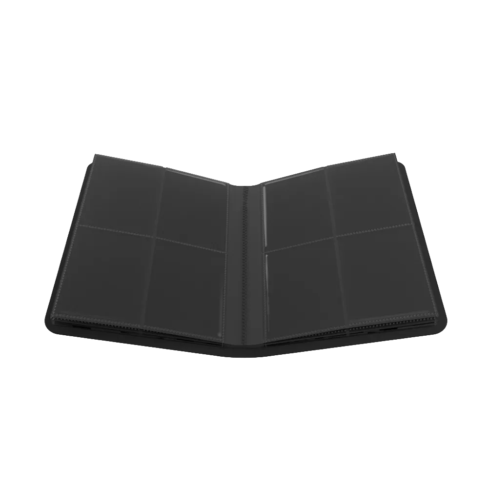 Open Black Gamegenic Casual 8-Pocket Album Binder for Trading Cards