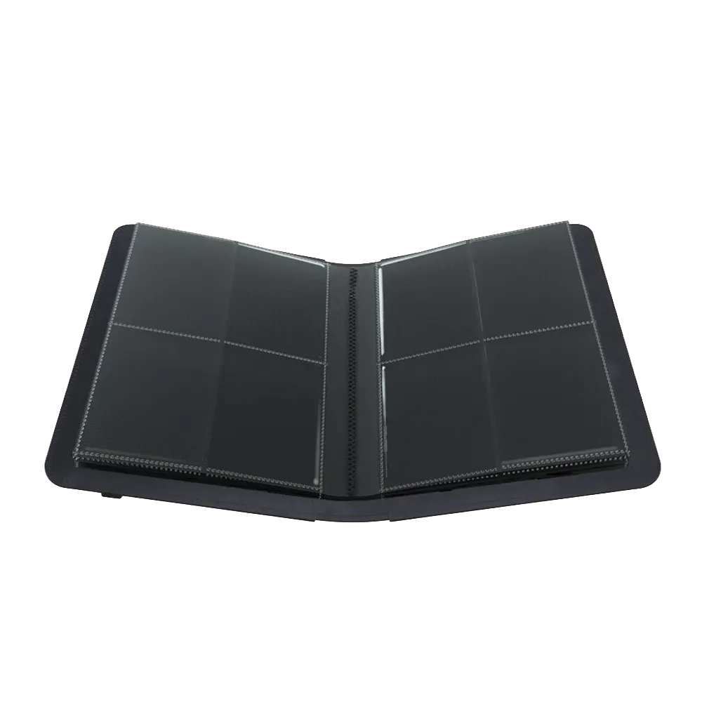 Black Gamegenic Prime 8-Pocket Album, opened
