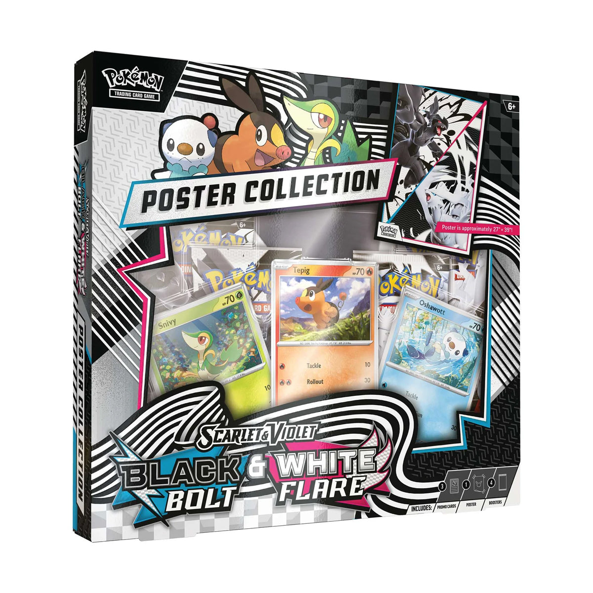 Black Bolt & White Flare - Poster Collection Box