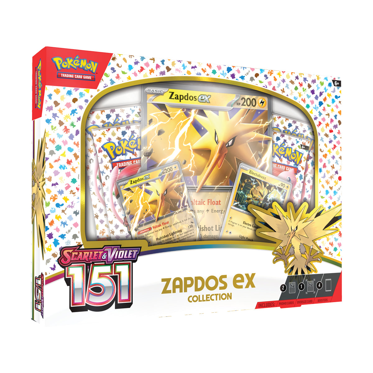 Scarlet & Violet 151 Zapdos ex Box