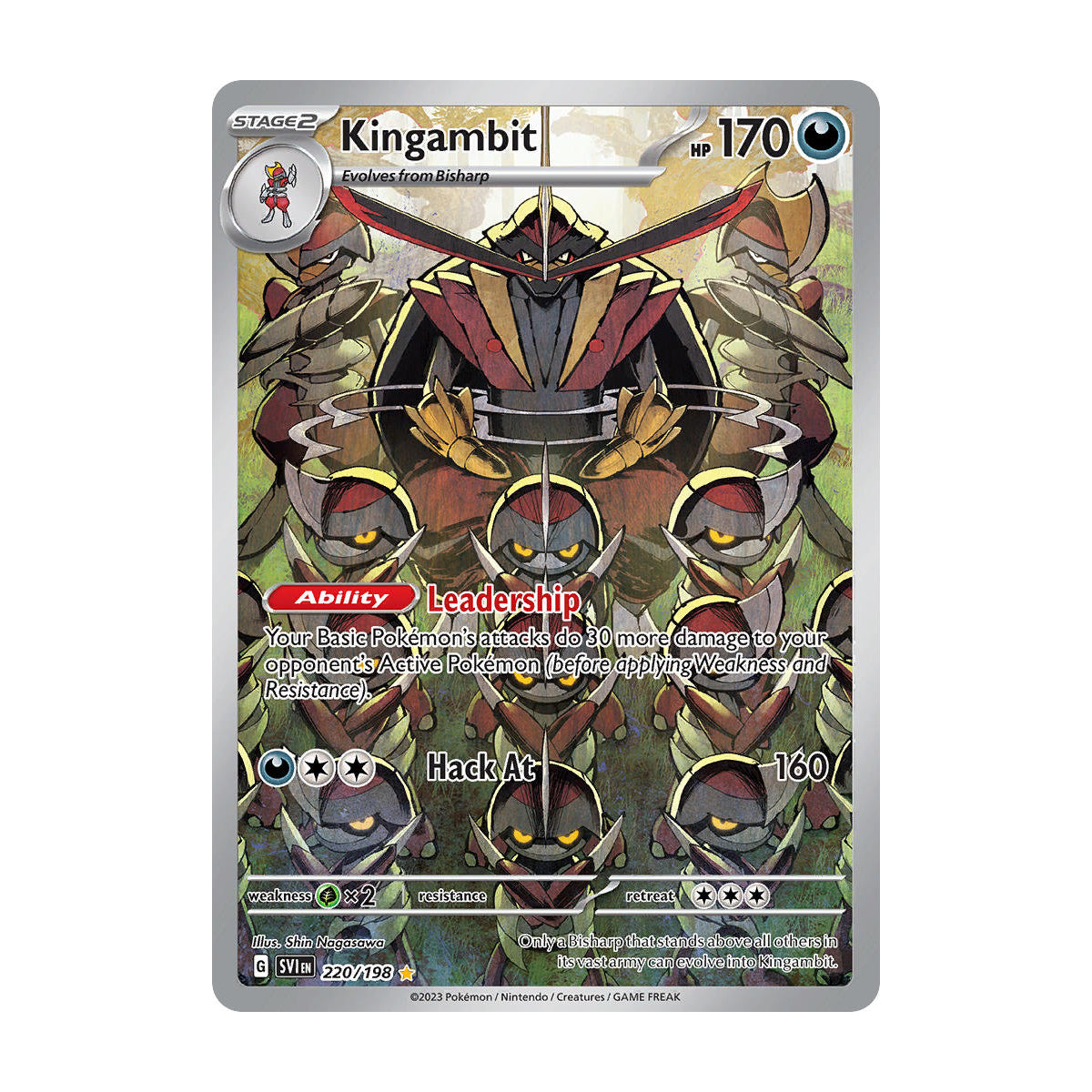 Kingambit 220/198 - Scarlet & Violet Base - Single Card