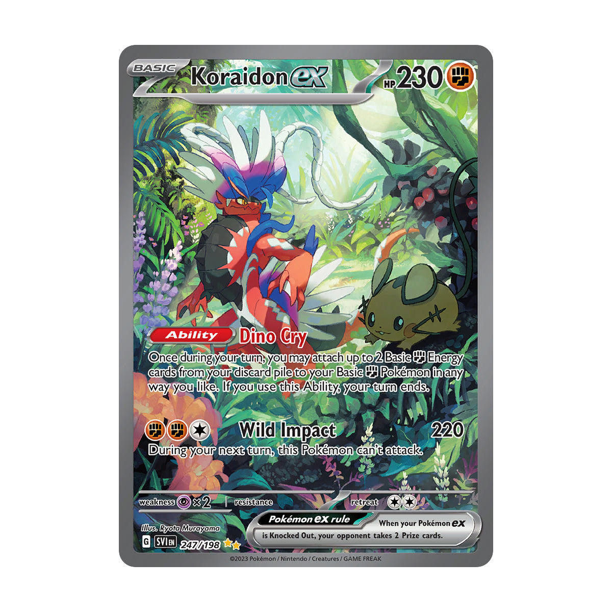 Koraidon ex 247/198 - Scarlet & Violet Base - Single Card
