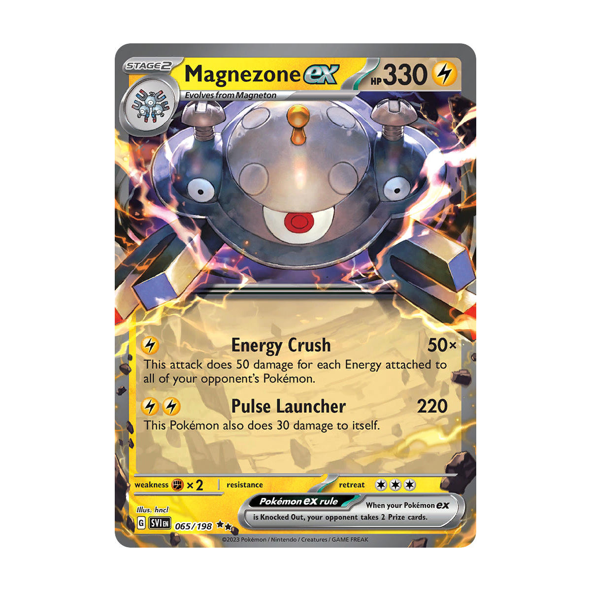 Magnezone ex 065/198 - Scarlet & Violet Base - Single Card
