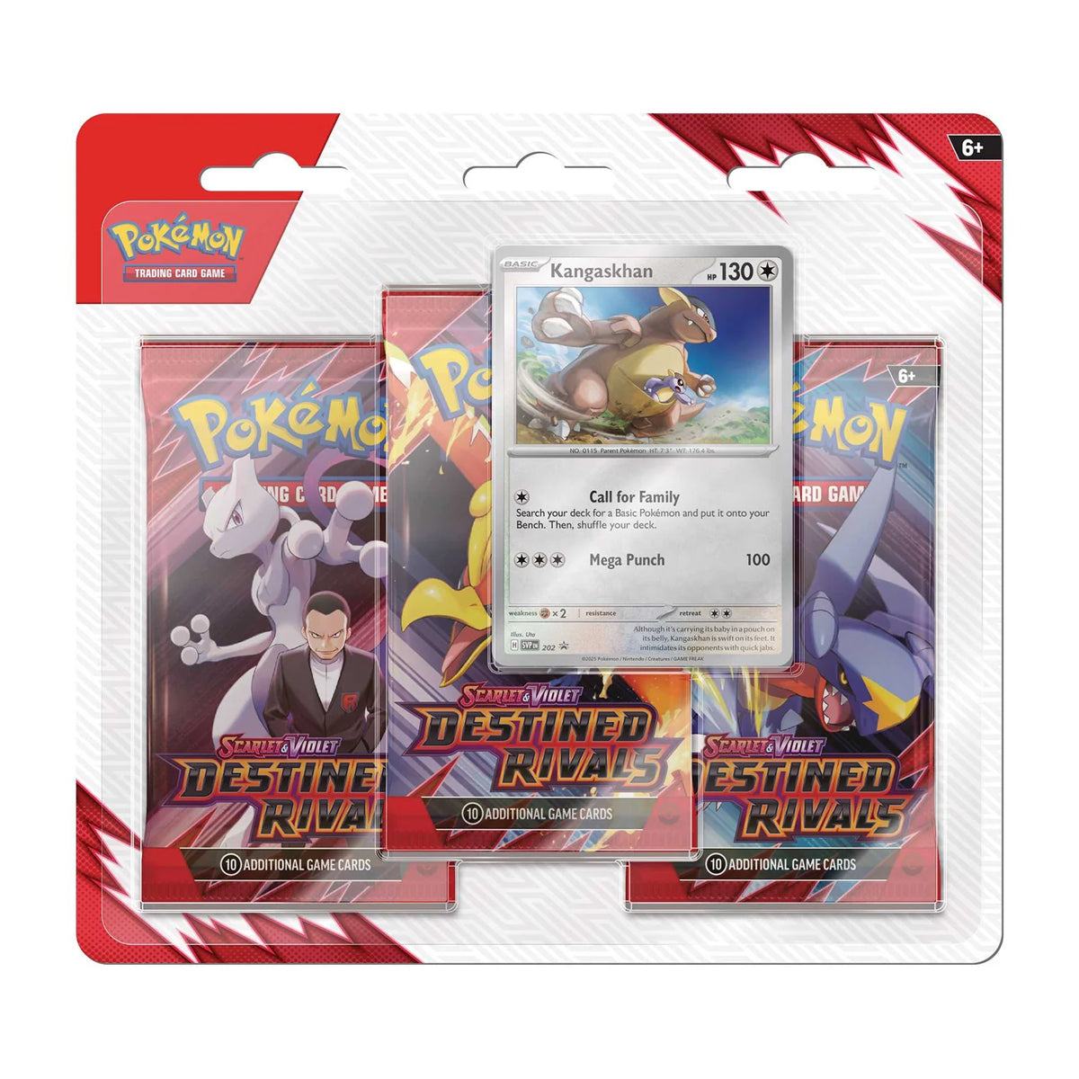 Destined Rivals 3 Pack Booster Blister (Kangaskhan)