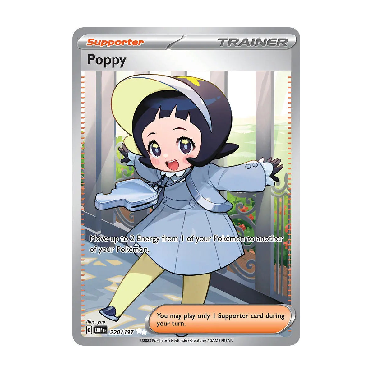 Poppy 220/197 - Obsidian Flames - Single Card