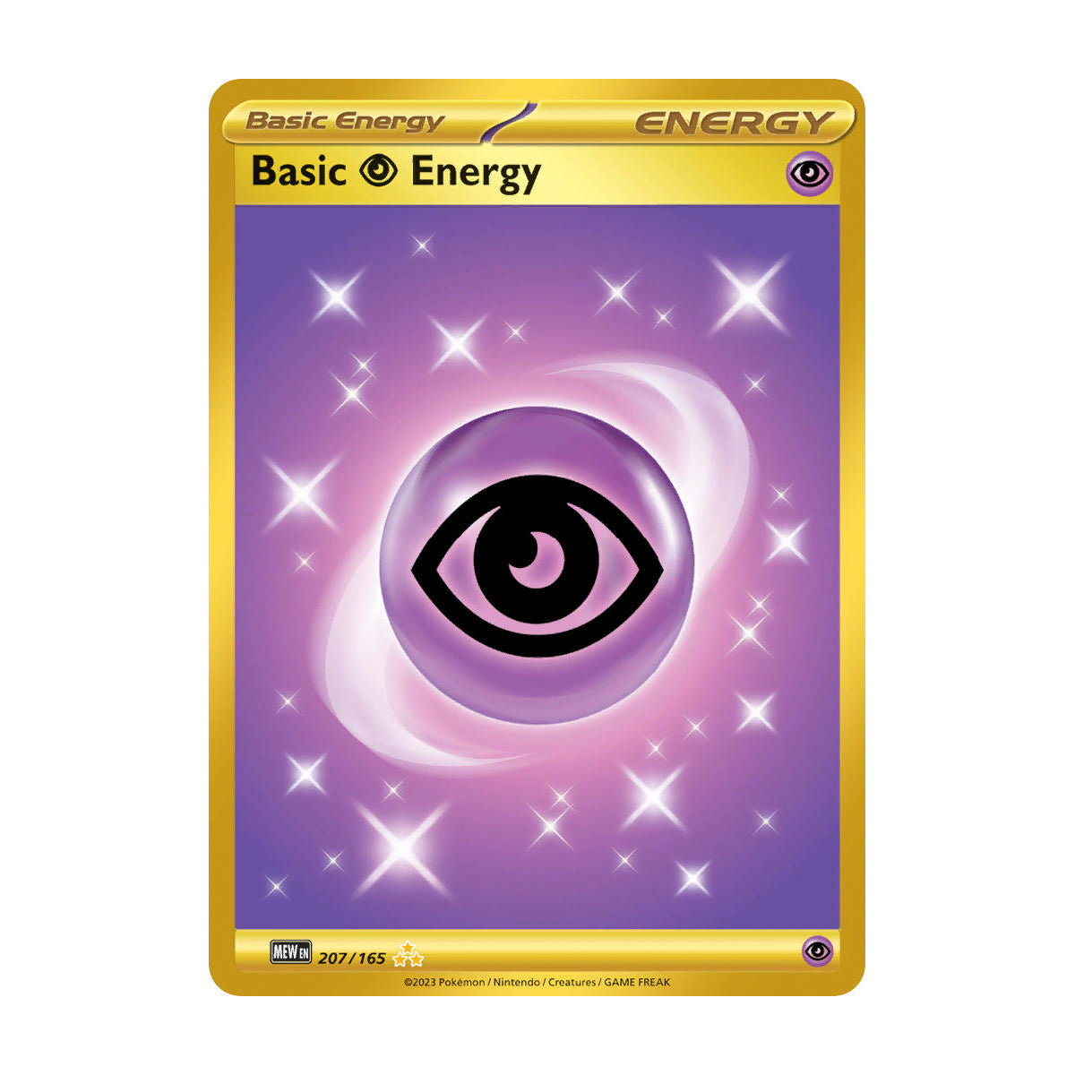 Basic Psychic Energy 207/165 - Scarlet & Violet 151 - Single Card 120HP Basic Psychic Energy 207/165 - Scarlet & Violet 151 - Single Card 120HP