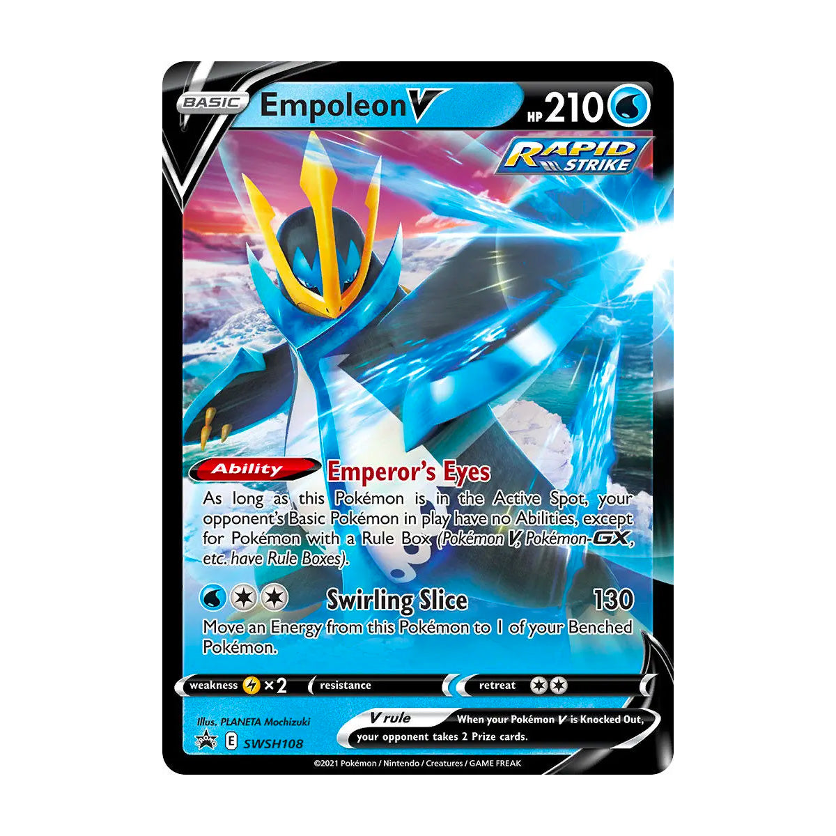 Empoleon V SWSH108 - Black Star Promo - Single Card