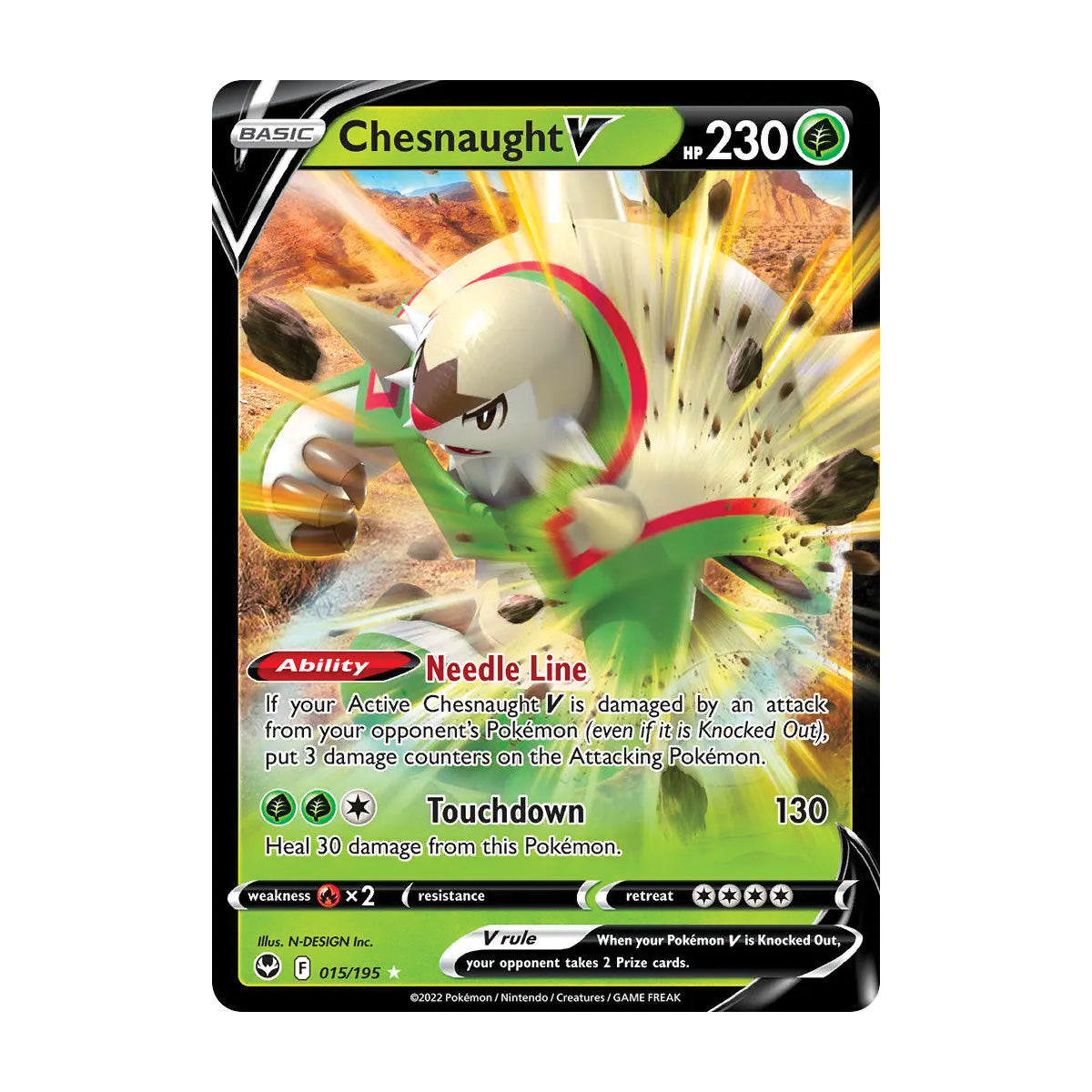 chesnaught pokemon card value Chesnaught V #171 Prices | Pokemon Silver Tempest