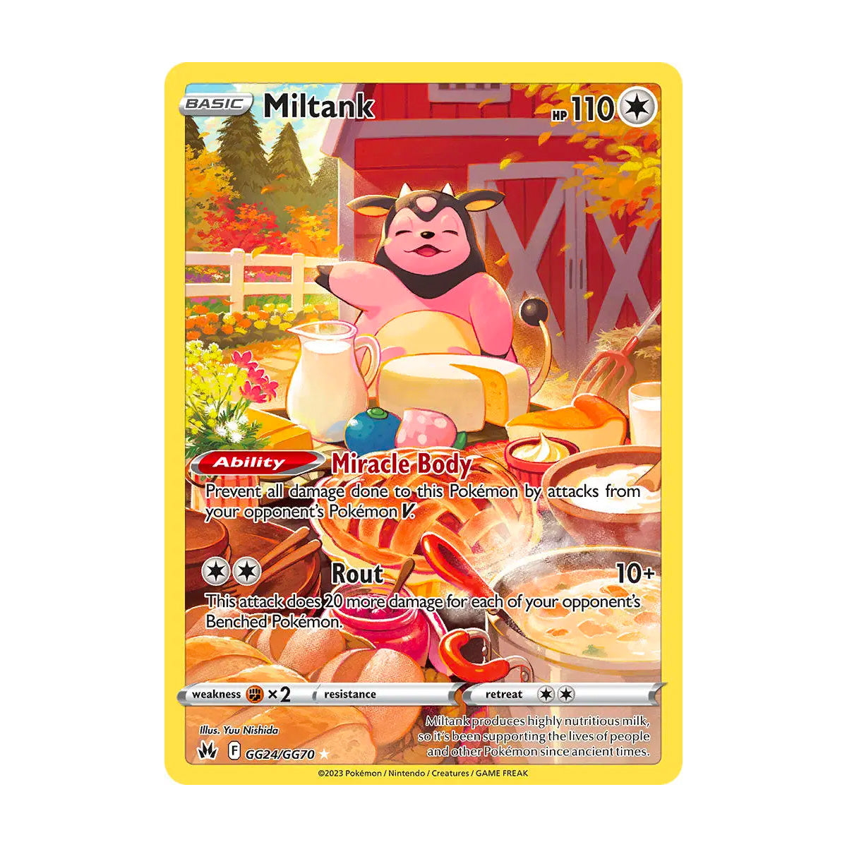Miltank GG24/GG70 - Crown Zenith - Single Card