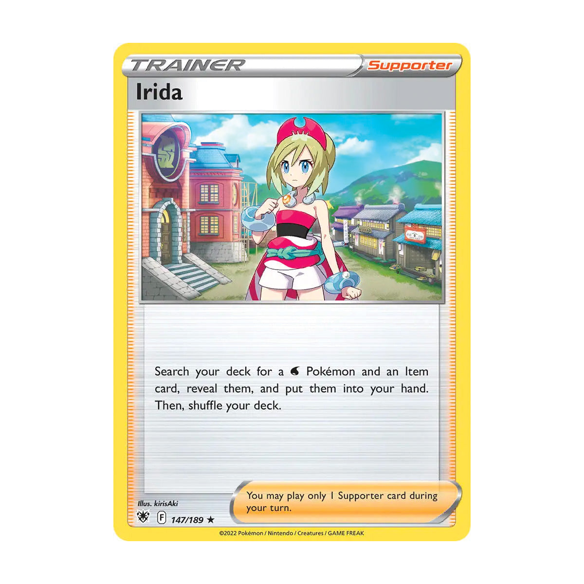 Irida (Holo) 142/189 - Astral Radiance - Single Card 120HP Irida (Holo) 142/189 - Astral Radiance - Single Card 120HP
