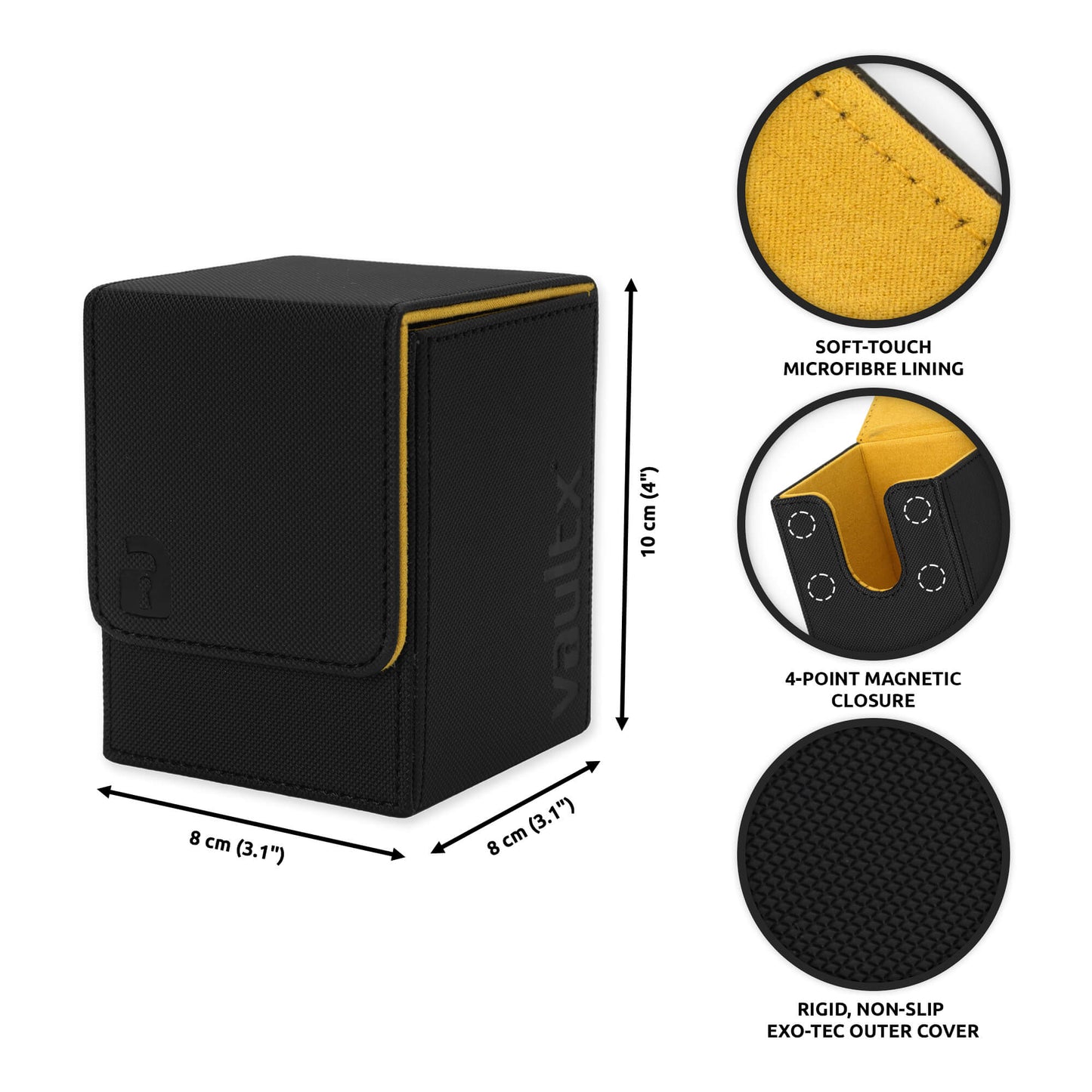 Large Exo-Tec® Deck Box (Black/Yellow) - Vault X
