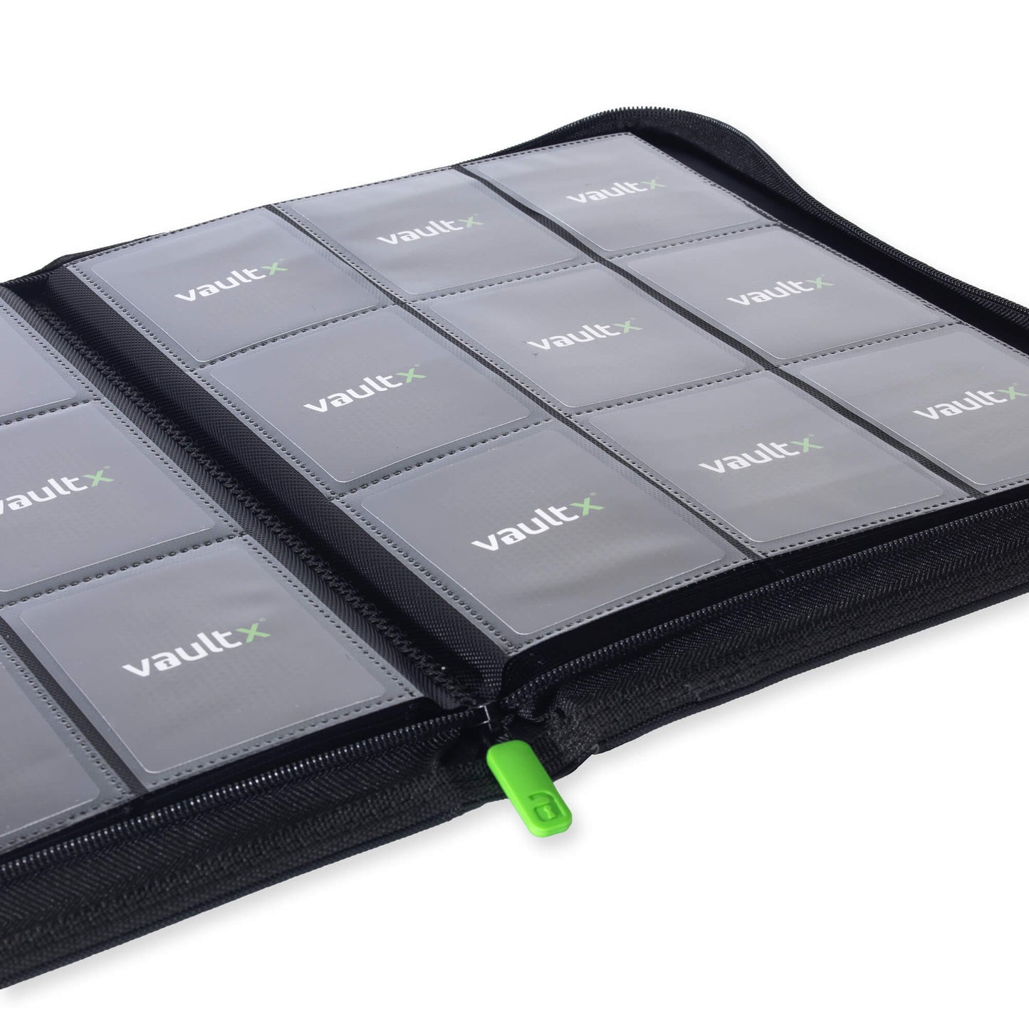 9-Pocket Exo-Tec® Zip Binder (Black) - Vault X