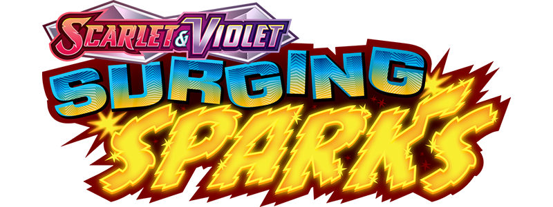 Surging Sparks Pokémon TCG expansion logo
