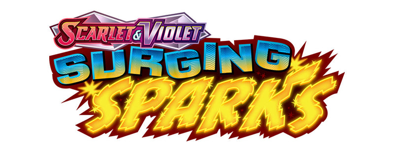 SV8 – Surging Sparks Pokémon TCG expansion logo