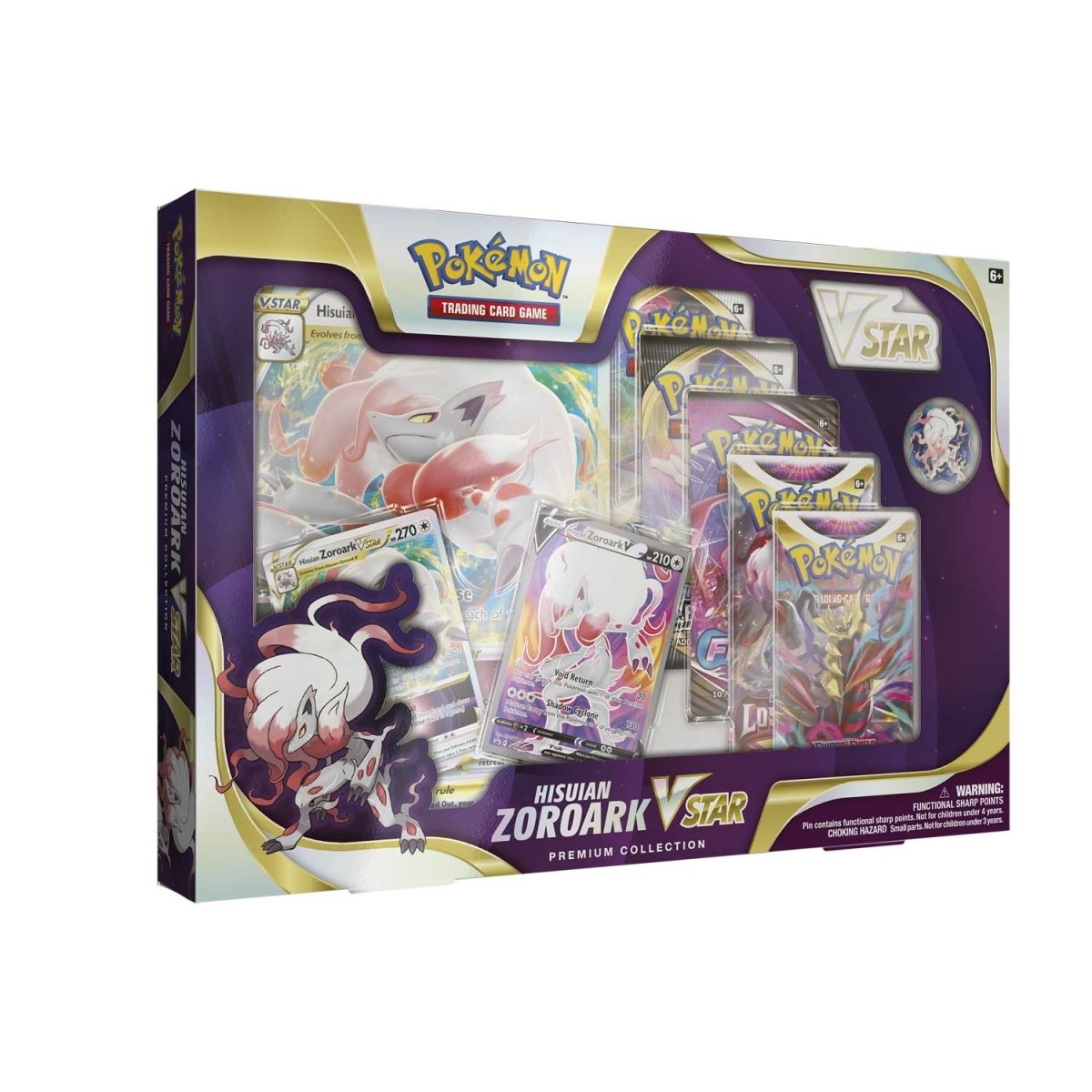 Pokemon TCG: Hisuian Zoroark VSTAR Premium Collection Box