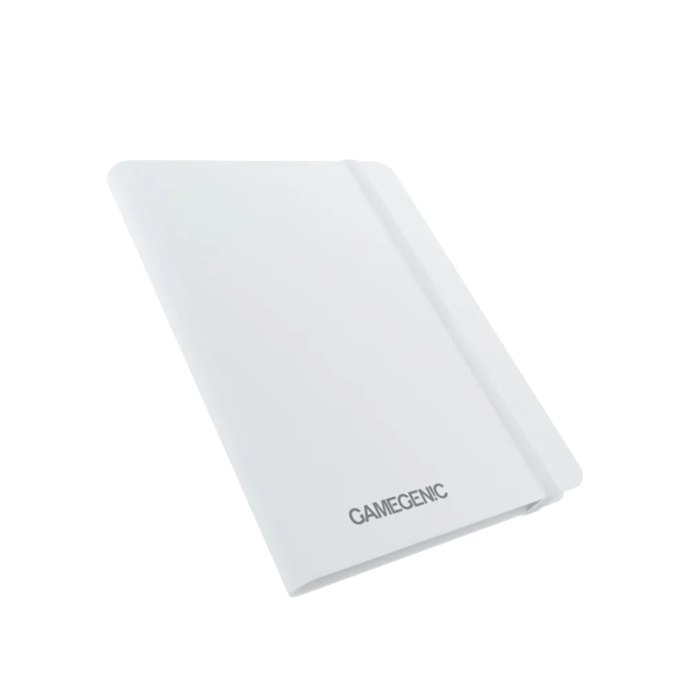 Angled shot of White Gamegenic Casual 18-Pocket Album