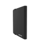 Back of a Black Gamegenic Casual 8-Pocket Album Binder for Trading Cards, standing upright and closed