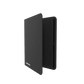 Black Gamegenic Casual 8-Pocket Album Binder for Trading Cards, standing upright and open