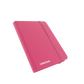 Angled shot of a Pink Gamegenic Casual 8-Pocket Album Binder for Trading Cards