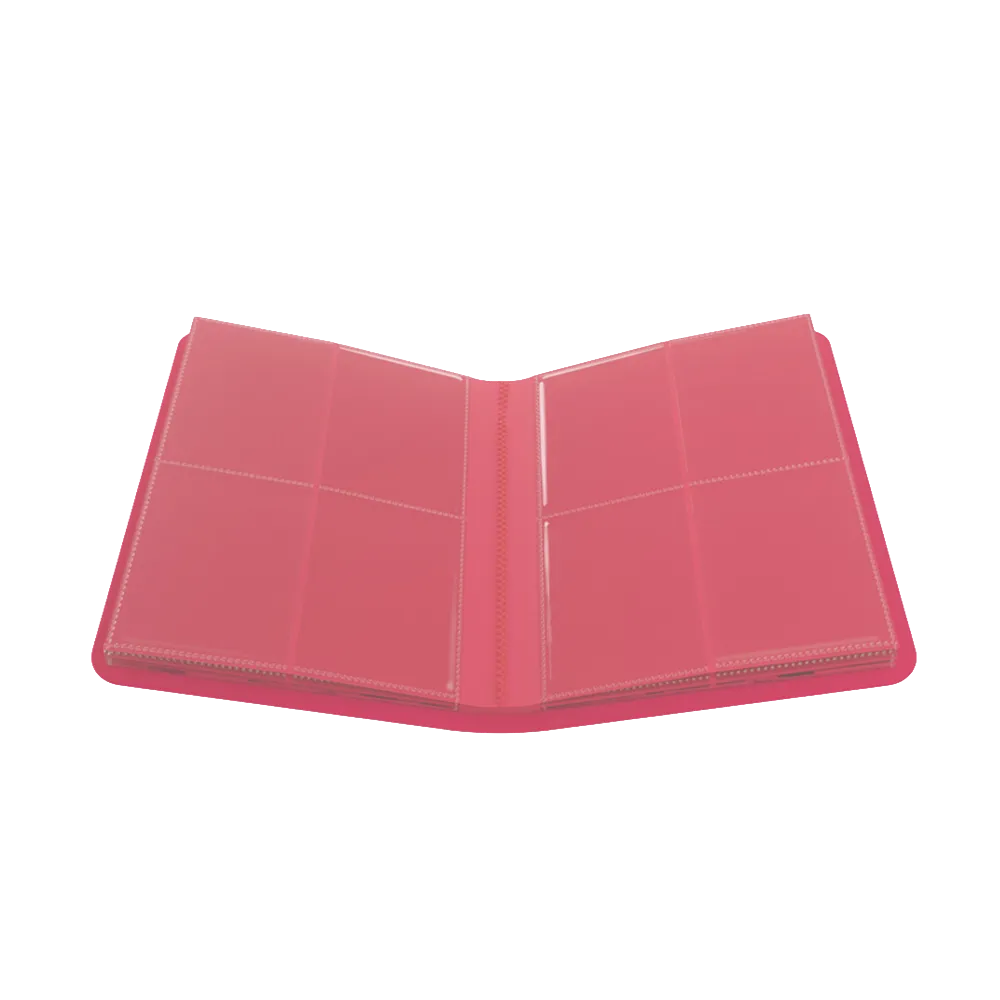 Open Pink Gamegenic Casual 8-Pocket Album Binder for Trading Cards