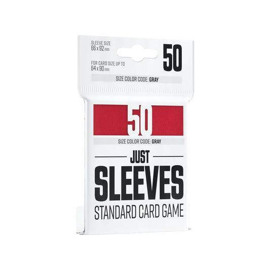 Just Sleeves: Standard Red Sleeves (50 pack)