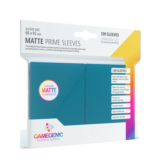 Packaging for the Gamegenic Matte Prime Blue Sleeves