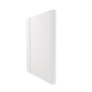 Back of a white Gamegenic Prime 18-Pocket Album, standing upright and closed