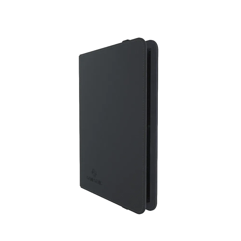 Black Gamegenic Prime 8-Pocket Album, standing upright and closed