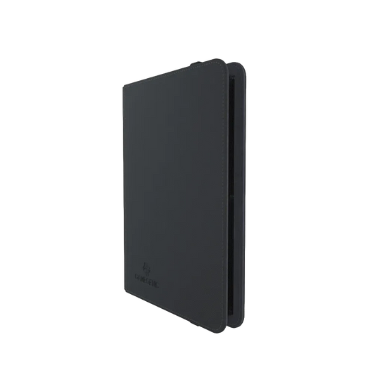 Black Gamegenic Prime 8-Pocket Album, standing upright and closed