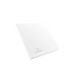 Angled shot of a White Gamegenic Zip-Up 24-Pocket Album Binder for Trading Cards,