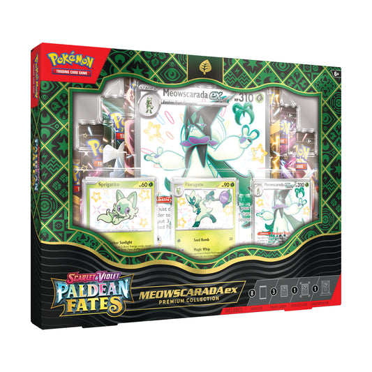 Paldean Fates Meowscarada ex Premium Collection