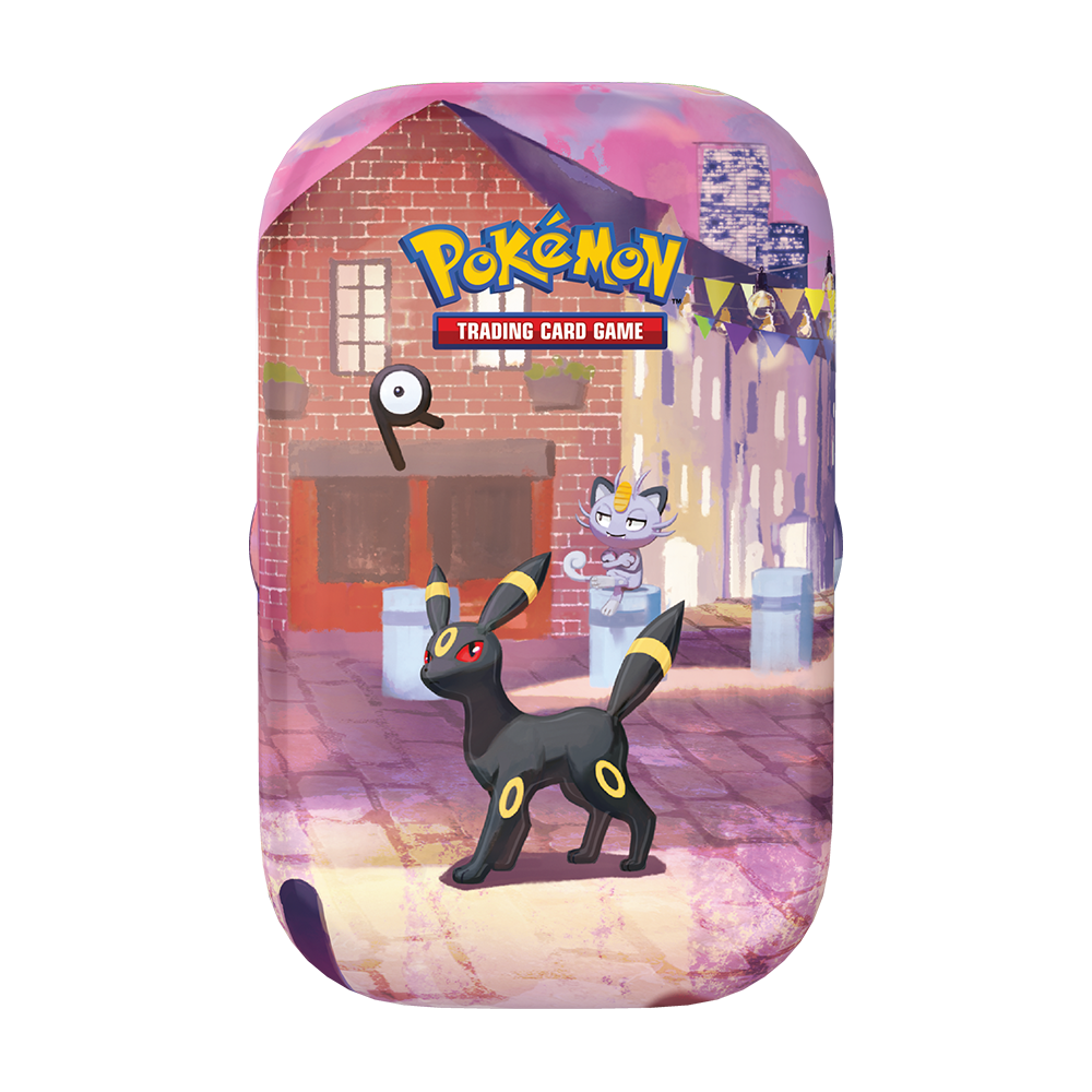 Pokémon TCG 30th Celebration Mini Tin featuring Umbreon in the night artwork design