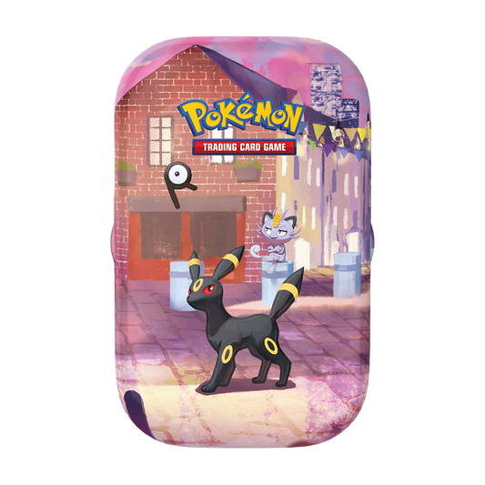 Pokémon TCG 30th Celebration Mini Tin featuring Umbreon in the night artwork design