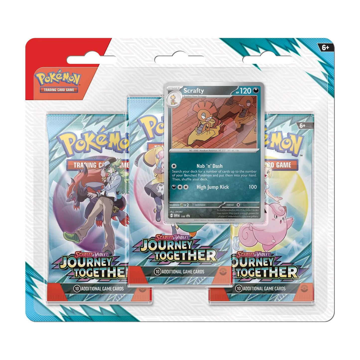 Journey Together 3 Pack Booster Blister (Scrafty)