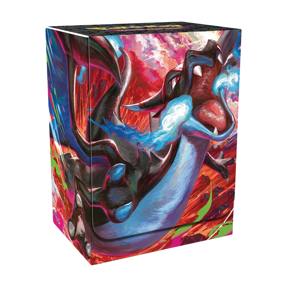 Official Deck Box of the Mega Charizard X ex Ultra Premium Collection box