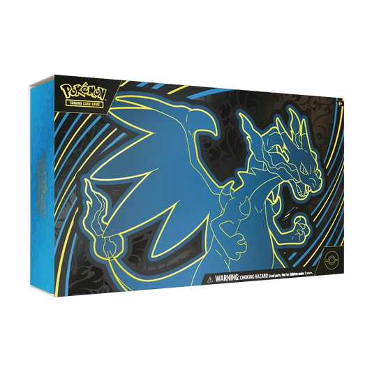 Product packaging of Mega Charizard X ex Ultra Premium Collection box