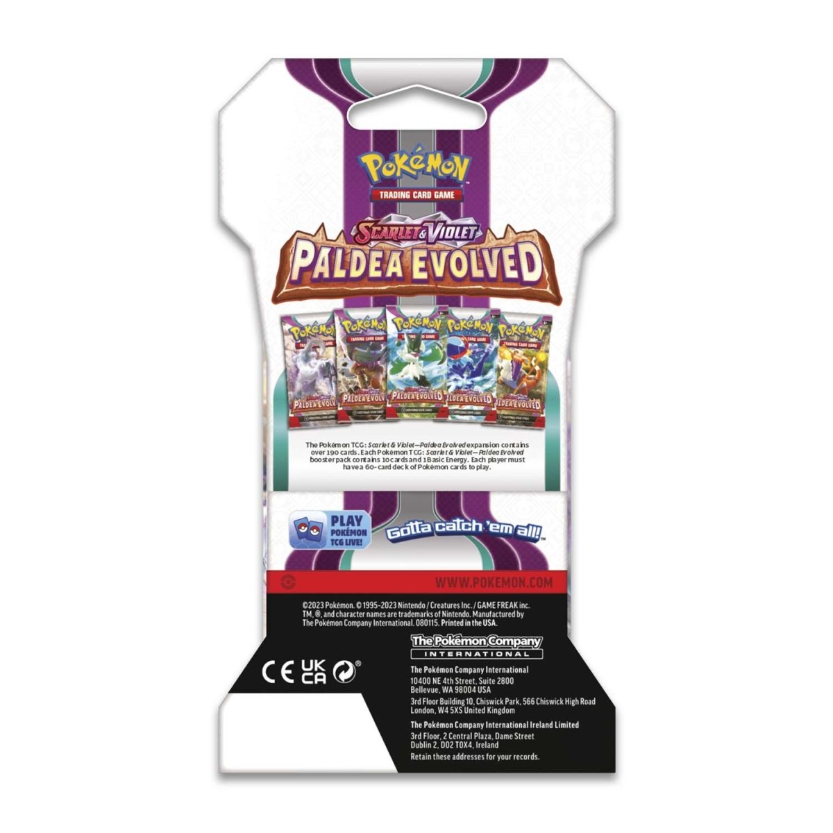 paldea evolved booster box uk Paldea Evolved Sleeved Booster Pack – 120HP