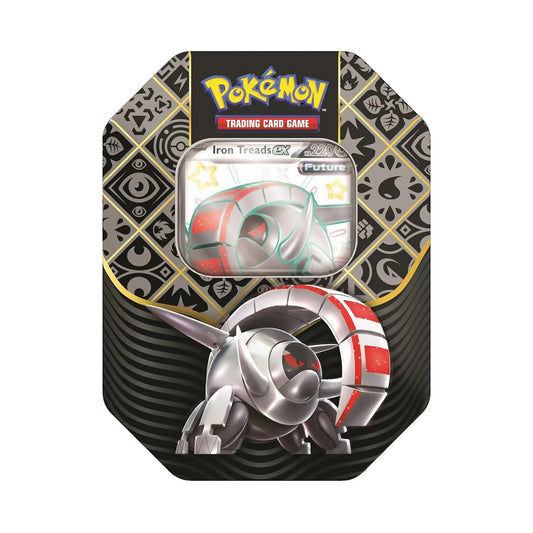 Paldean Fates Tin (Shiny Iron Treads ex)