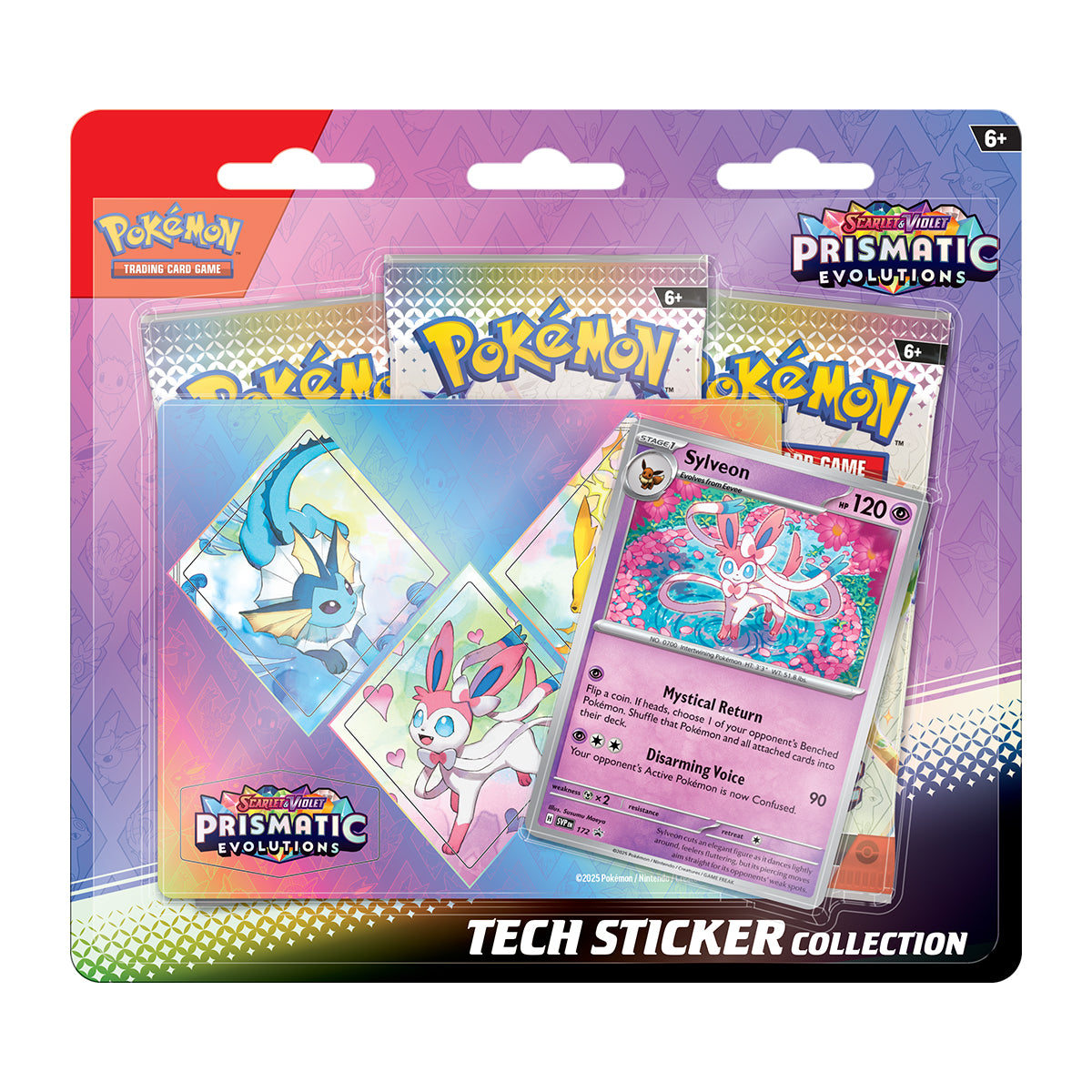 Prismatic Evolutions Tech Sticker Collection (Sylveon)