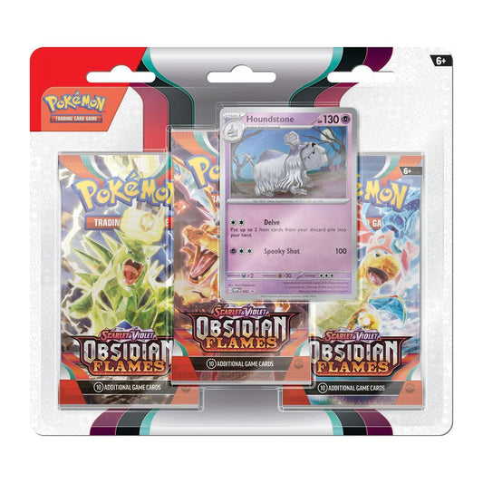 Obsidian Flames 3 Pack Booster Blister (Houndstone)