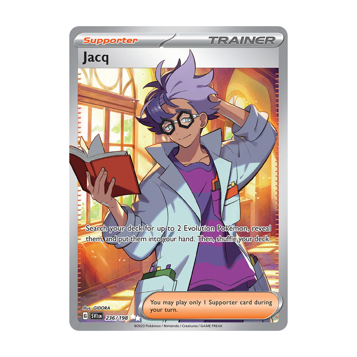 Jacq 236/198 - Scarlet & Violet Base - Single Card