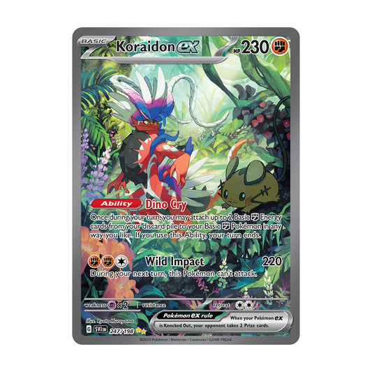 Koraidon ex 247/198 - Scarlet & Violet Base - Single Card
