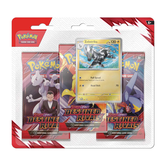 Destined Rivals 3 Pack Booster Blister (Zebstrika)