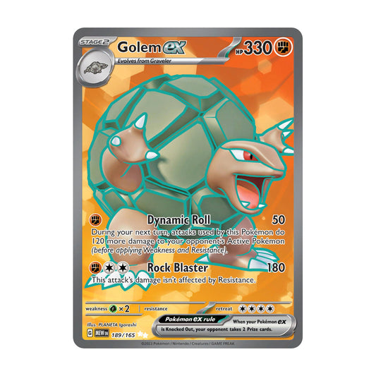 Golem ex 189/165 - Scarlet & Violet 151 - Single Card