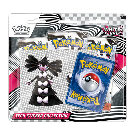 White Flare Tech Sticker Collection (Gothitelle)