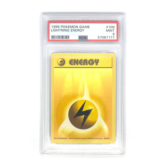 Lightning Energy #100 Base Set 1999 - PSA MINT 9