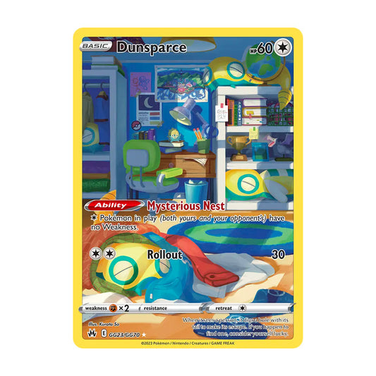 Dunsparce GG23/GG70 - Crown Zenith - Single Card