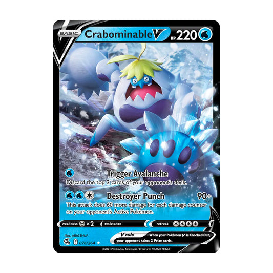 Crabominable V 076/264 - Fusion Strike - Single Card