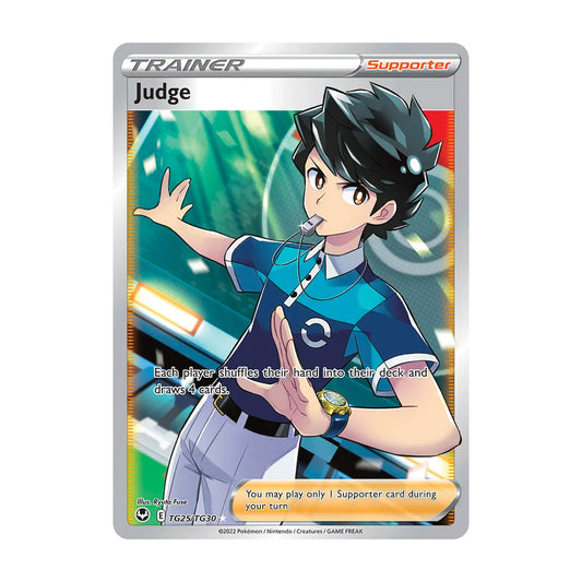 Judge (Trainer) TG25/TG30 - Silver Tempest - Single Card
