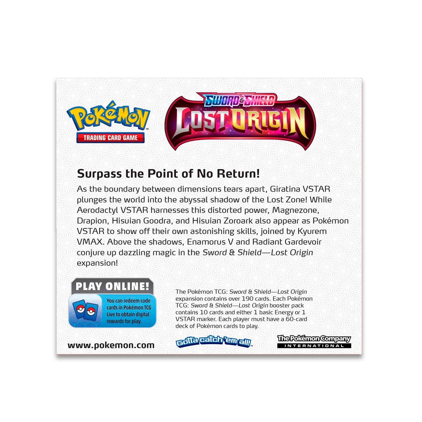 Lost Origin Booster Box (36 Packs)